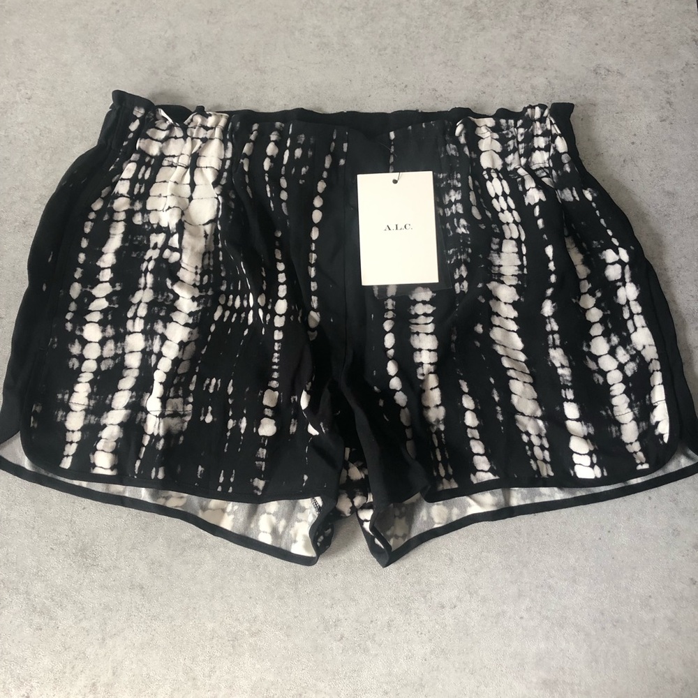 NWT ALC 100% silk shorts 8 - Picture 1 of 3